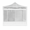 10×10 clear short walls