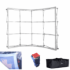 Curved wall frame