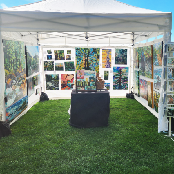 10ft Mesh Art Display Sidewalls